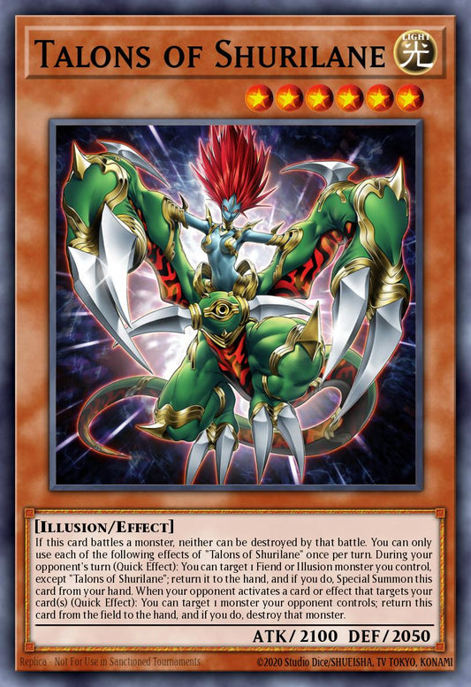 (028) YuGiOh TCG LEDE: Legacy of Destruction Single: Talons of Shurilane  Common