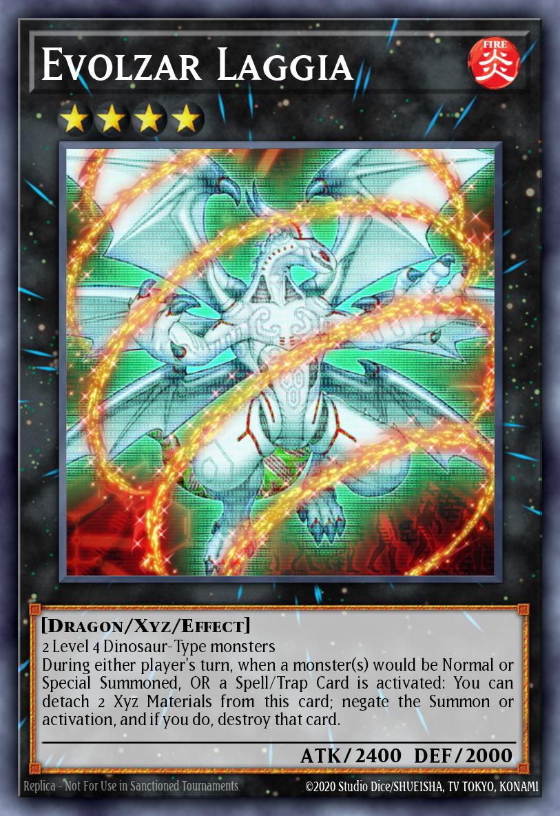 (160) YuGiOh TCG RA04: Quarter Century Stampede Single: Evolzar Laggia (V.1 - Platinum Secret Rare) Platinum Secret Rare