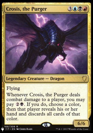 (168) Magic The Gathering The List Single: Crosis, the Purger Rare