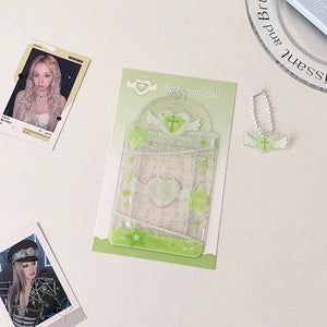 Acrylic Photocard Holder: Transparent Green