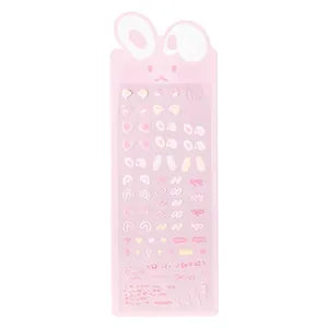 Cute Cartoon Animal Ears Stickers: Pink Rabbit