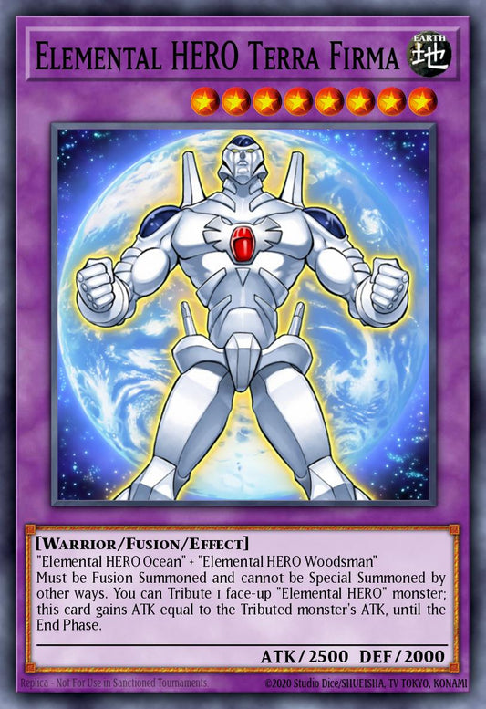 (009) YuGiOh TCG PP02: Premium Pack 2 Single: Elemental HERO Terra Firma  Secret Rare