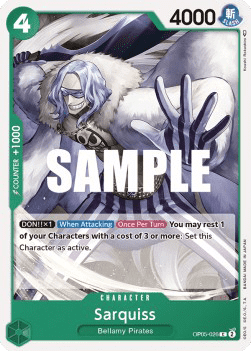 (026) One Piece TCG OP05: Awakening of the New Era Single: Sarquiss (OP05-026) Common