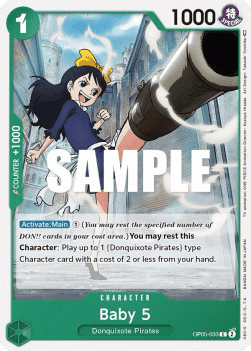 (033) One Piece TCG OP05: Awakening of the New Era Single: Baby 5 (OP05-033) Common