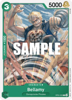 (035) One Piece TCG OP05: Awakening of the New Era Single: Bellamy (OP05-035) Common
