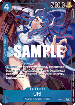 (043) One Piece TCG OP05: Awakening of the New Era Single: Ulti (OP05-043) (V.2) Alternate Art