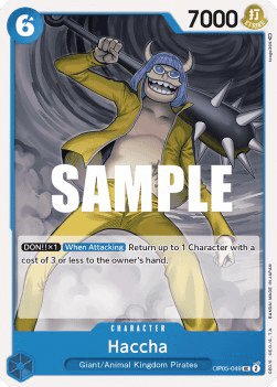 (049) One Piece TCG OP05: Awakening of the New Era Single: Haccha (OP05-049) Uncommon