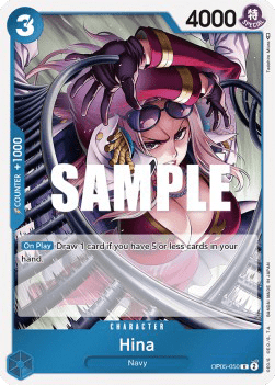 (050) One Piece TCG OP05: Awakening of the New Era Single: Hina (OP05-050) Rare