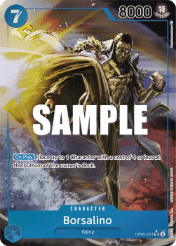 (051) One Piece TCG OP05: Awakening of the New Era Single: Borsalino (OP05-051) (V.2) Alternate Art
