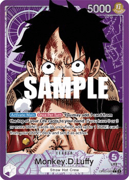 (060) One Piece TCG OP05: Awakening of the New Era Single: Monkey.D.Luffy (OP05-060) (V.2) Alternate Art