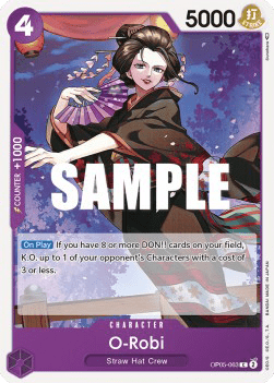 (063) One Piece TCG OP05: Awakening of the New Era Single: O-Robi (OP05-063) Common