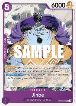 (066) One Piece TCG OP05: Awakening of the New Era Single: Jinbe (OP05-066) Common