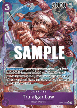 (069) One Piece TCG OP05: Awakening of the New Era Single: Trafalgar Law (OP05-069) (V.2) Alternate Art
