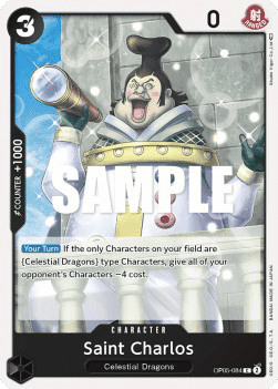 (084) One Piece TCG OP05: Awakening of the New Era Single: Saint Charlos (OP05-084) Common