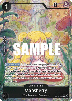 (088) One Piece TCG OP05: Awakening of the New Era Single: Mansherry (OP05-088) (V.2) Alternate Art