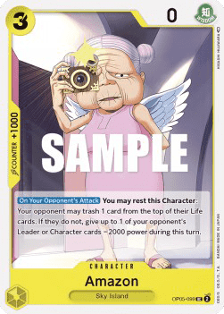 (099) One Piece TCG OP05: Awakening of the New Era Single: Amazon (OP05-099) Uncommon