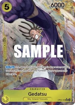 (102) One Piece TCG OP05: Awakening of the New Era Single: Gedatsu (OP05-102) (V.2) Alternate Art