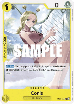 (104) One Piece TCG OP05: Awakening of the New Era Single: Conis (OP05-104) Uncommon