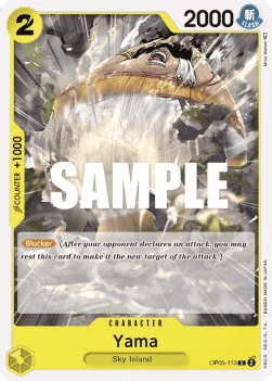 (113) One Piece TCG OP05: Awakening of the New Era Single: Yama (OP05-113) Common