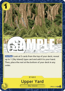 (117) One Piece TCG OP05: Awakening of the New Era Single: Upper Yard (OP05-117) Uncommon