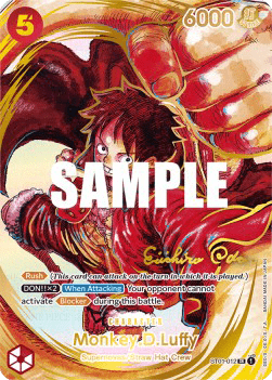 (ST01-012) One Piece TCG OP05: Awakening of the New Era Single: Monkey.D.Luffy (ST01-012) (V.2) Special Rare