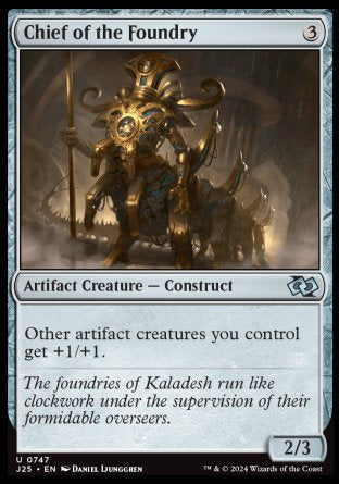 (747) Magic The Gathering Foundations Jumpstart Single: Chief of the Foundry Uncommon