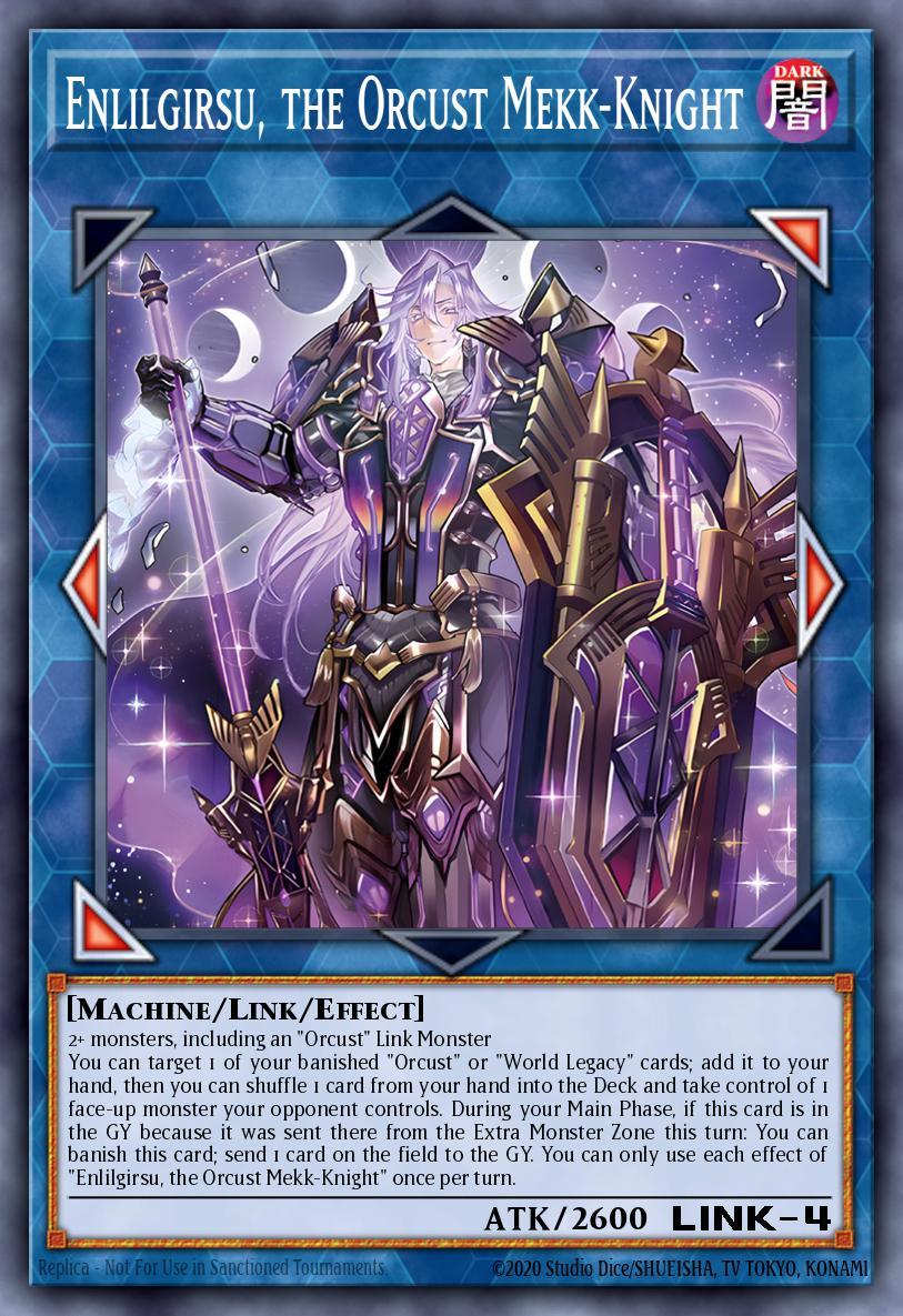 (053) YuGiOh TCG BLMM: Battles of Legend: Monster Mayhem Single: Enlilgirsu, the Orcust Mekk-Knight (V.1 - Ultra Rare) Ultra Rare