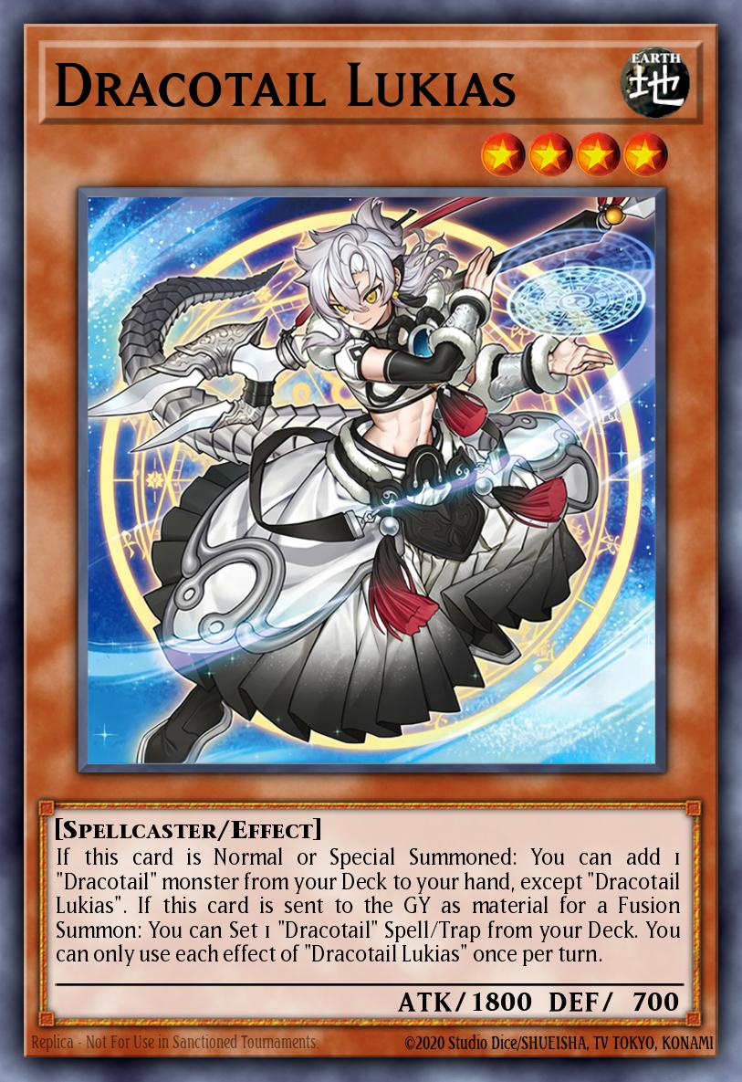 (001) YuGiOh TCG JUSH: Justice Hunters Single: Dracotail Lukias (V.3 - Starlight Rare) Starlight Rare