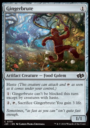(751) Magic The Gathering Foundations Jumpstart Single: Gingerbrute Common