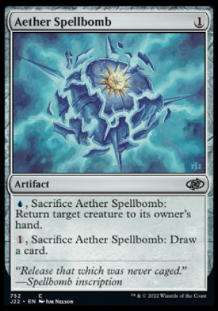 (752) Magic The Gathering Jumpstart 2022 Single: Aether Spellbomb Common