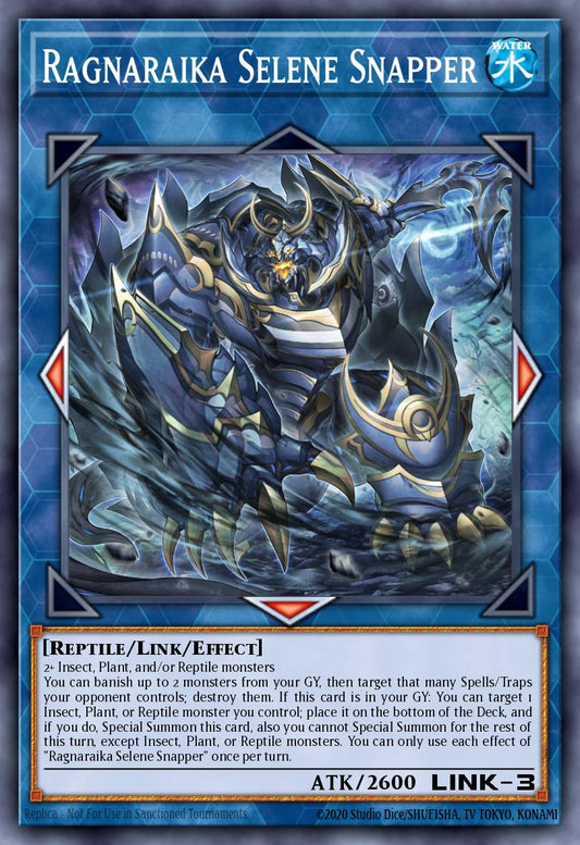 (048) YuGiOh TCG INFO: The Infinite Forbidden Single: Ragnaraika Selene Snapper  Common