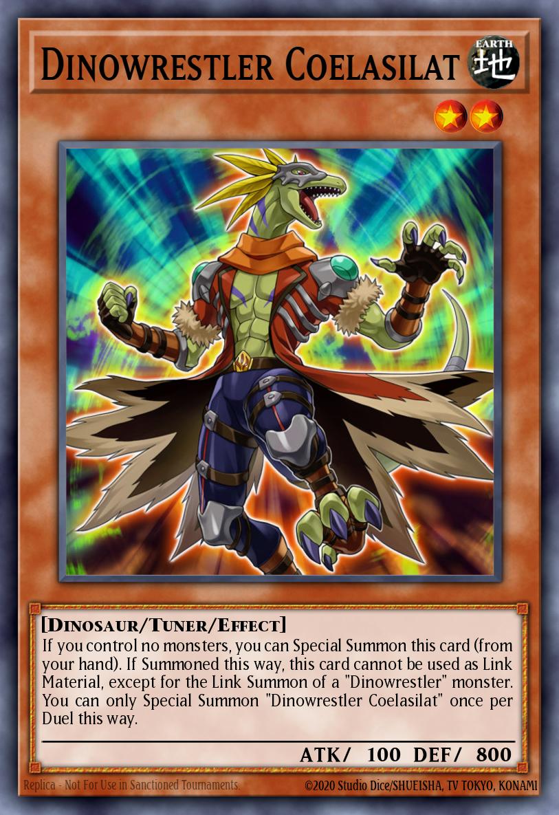 (053) YuGiOh TCG MP20: 2020 Tin of Lost Memories Mega Pack Single: Dinowrestler Coelasilat Common