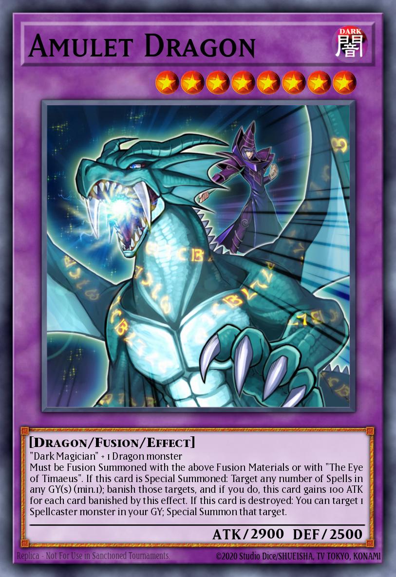 (005) YuGiOh TCG DLCS: Dragons of Legend: The Complete Series Single: Amulet Dragon (V.1 - Ultra Rare) Ultra Rare