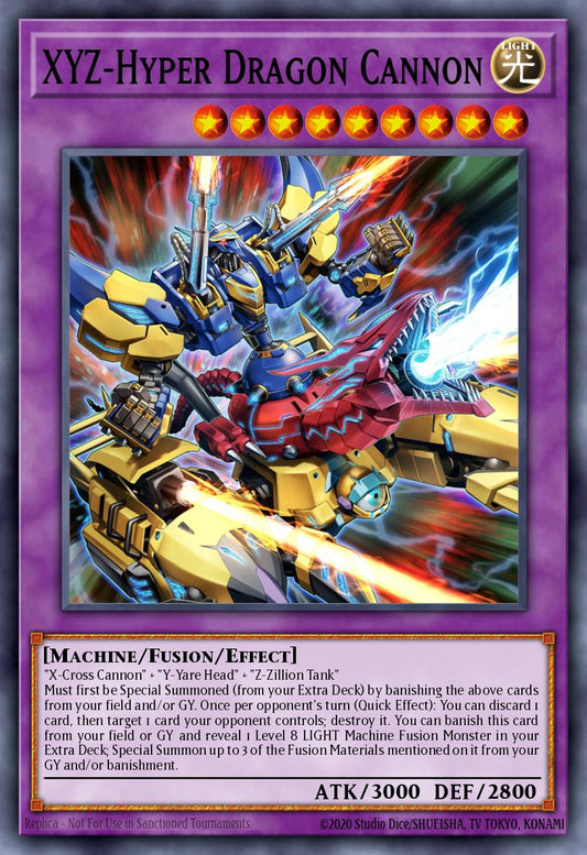 (021) YuGiOh TCG MZTM: Maze of the Master Single: XYZ-Hyper Dragon Cannon  Ultra Rare