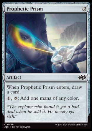 (758) Magic The Gathering Foundations Jumpstart Single: Prophetic Prism Common