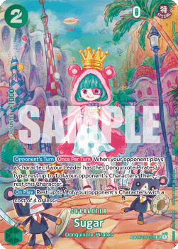 (OP04-024) One Piece TCG OP06: Wings of the Captain Single: Sugar (OP04-024) Special Rare