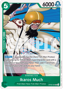 (024) One Piece TCG OP06: Wings of the Captain Single: Ikaros Much (OP06-024) Uncommon