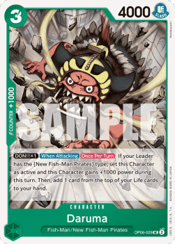 (029) One Piece TCG OP06: Wings of the Captain Single: Daruma (OP06-029) Uncommon