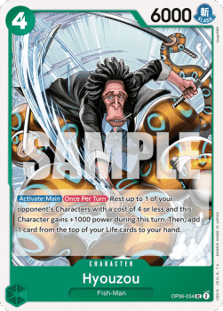 (034) One Piece TCG OP06: Wings of the Captain Single: Hyouzou (OP06-034) Uncommon