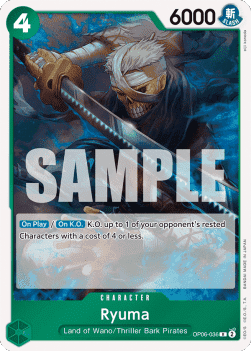 (036) One Piece TCG OP06: Wings of the Captain Single: Ryuma (OP06-036) Rare