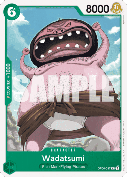 (037) One Piece TCG OP06: Wings of the Captain Single: Wadatsumi (OP06-037) Common