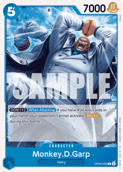 (055) One Piece TCG OP06: Wings of the Captain Single: Monkey.D.Garp (OP06-055) Common