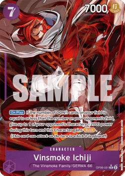 (061) One Piece TCG OP06: Wings of the Captain Single: Vinsmoke Ichiji (OP06-061) (V.2) Alternate Art