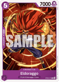 (070) One Piece TCG OP06: Wings of the Captain Single: Eldoraggo (OP06-070) Common