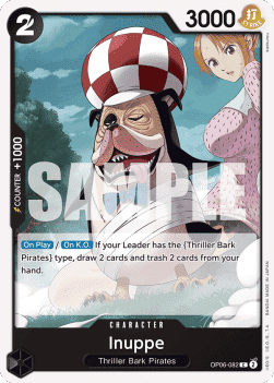 (082) One Piece TCG OP06: Wings of the Captain Single: Inuppe (OP06-082) Common