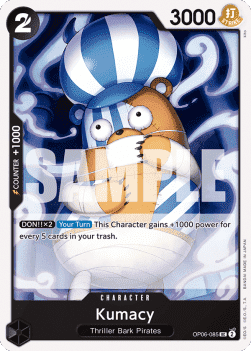 (085) One Piece TCG OP06: Wings of the Captain Single: Kumacy (OP06-085) Uncommon