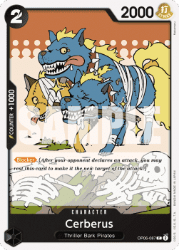 (087) One Piece TCG OP06: Wings of the Captain Single: Cerberus (OP06-087) Common