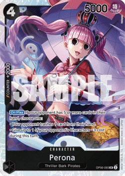(093) One Piece TCG OP06: Wings of the Captain Single: Perona (OP06-093) (V.1) Super Rare