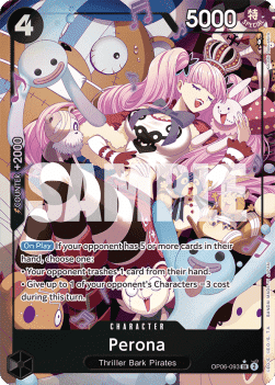 (093) One Piece TCG OP06: Wings of the Captain Single: Perona (OP06-093) (V.2) Alternate Art