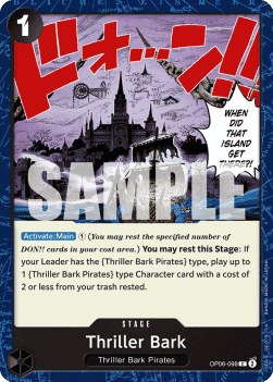 (098) One Piece TCG OP06: Wings of the Captain Single: Thriller Bark (OP06-098) Common